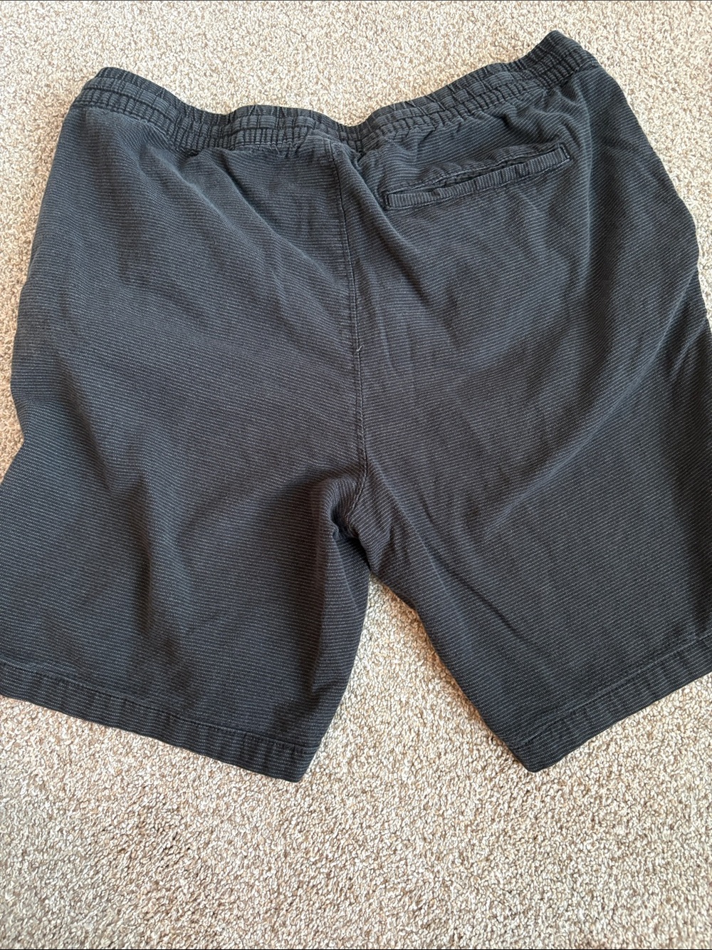 Hurley Men's Black Knit Drawstring Athletic Shorts - Picture 4 of 4